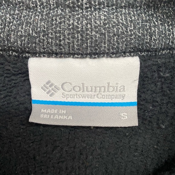 Men’s Columbia Black 1/4 Zip Sweatshirt - Picture 3 of 3
